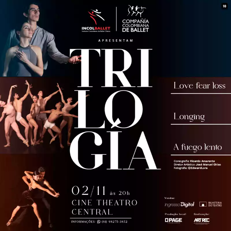 Compañia Colombiana De Ballet Trilogía em Juiz de Fora